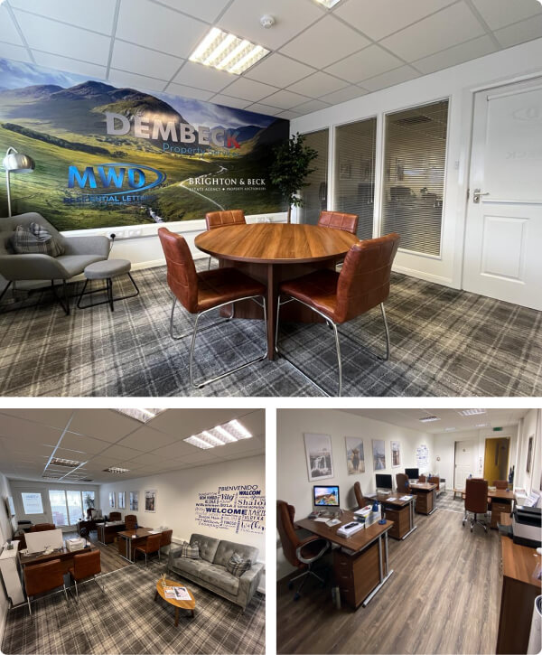 MWD Residential lettings office in East Kilbride - Inside office (1)
